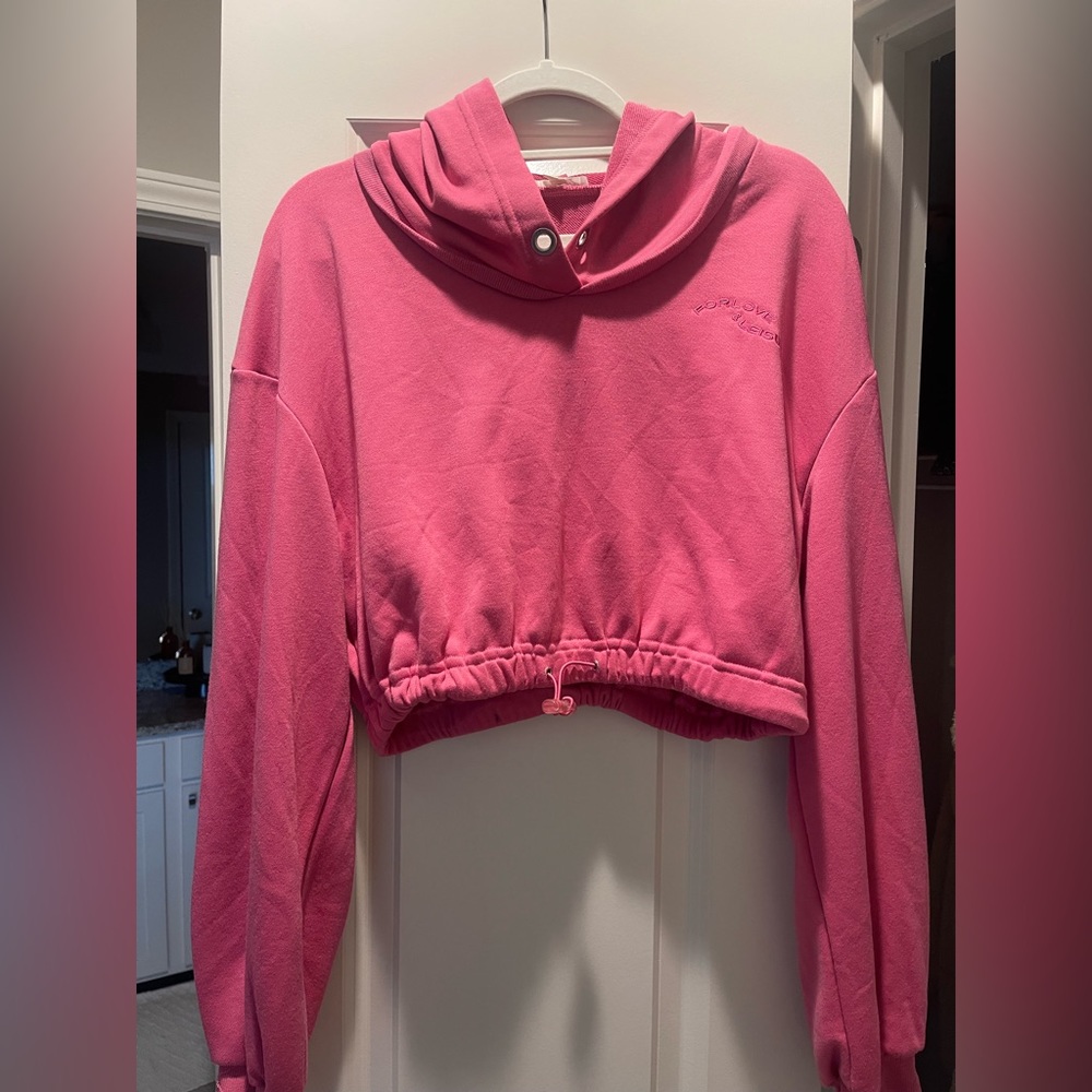 For Love and Lemons Cropped Hoodie